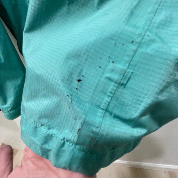 Patagonia Women's Medium Torrent Shell Rain Jacket Fresh Teal H2NO Hooded - Picture 12 of 15